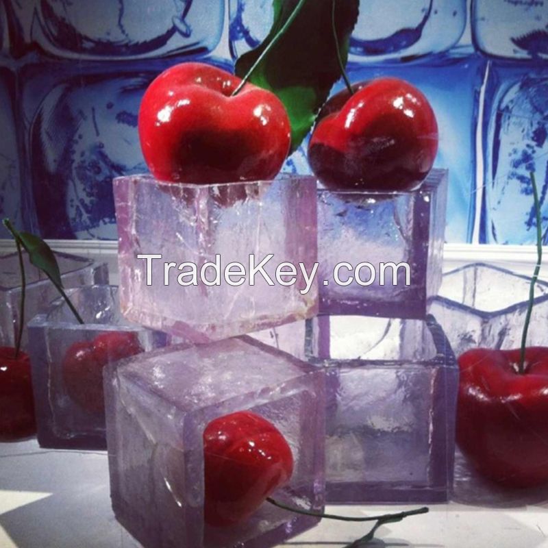 Custom Artificial Cherry and Ice Cube