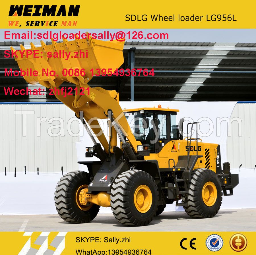 sdlg 5ton wheel loader LG956L made in china for sale 