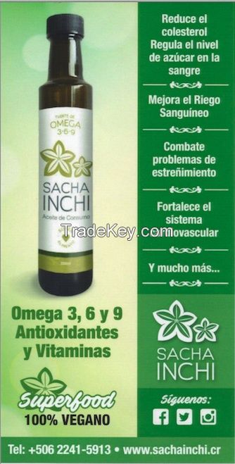 Sacha Inchi Oil (Plukenetia Volubilis)