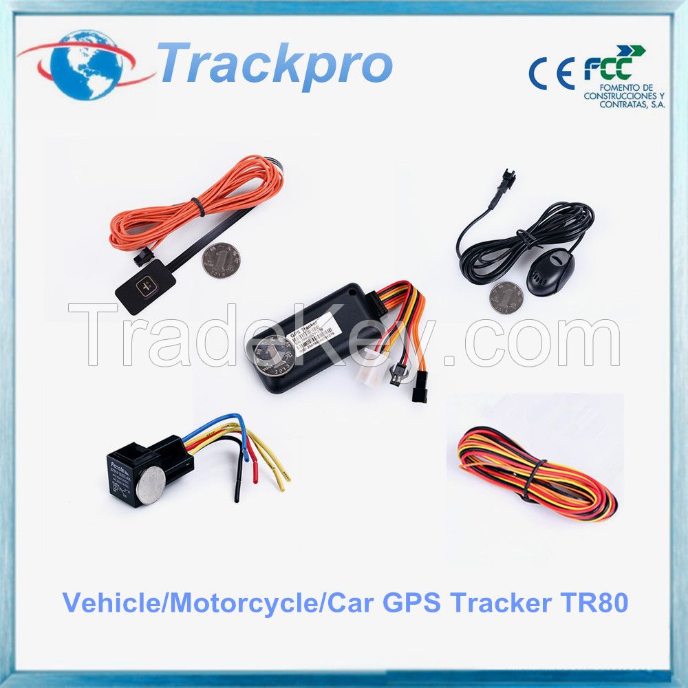 voice monitoring  vehicle gps tracker(tr80) with free tracking platform and apps