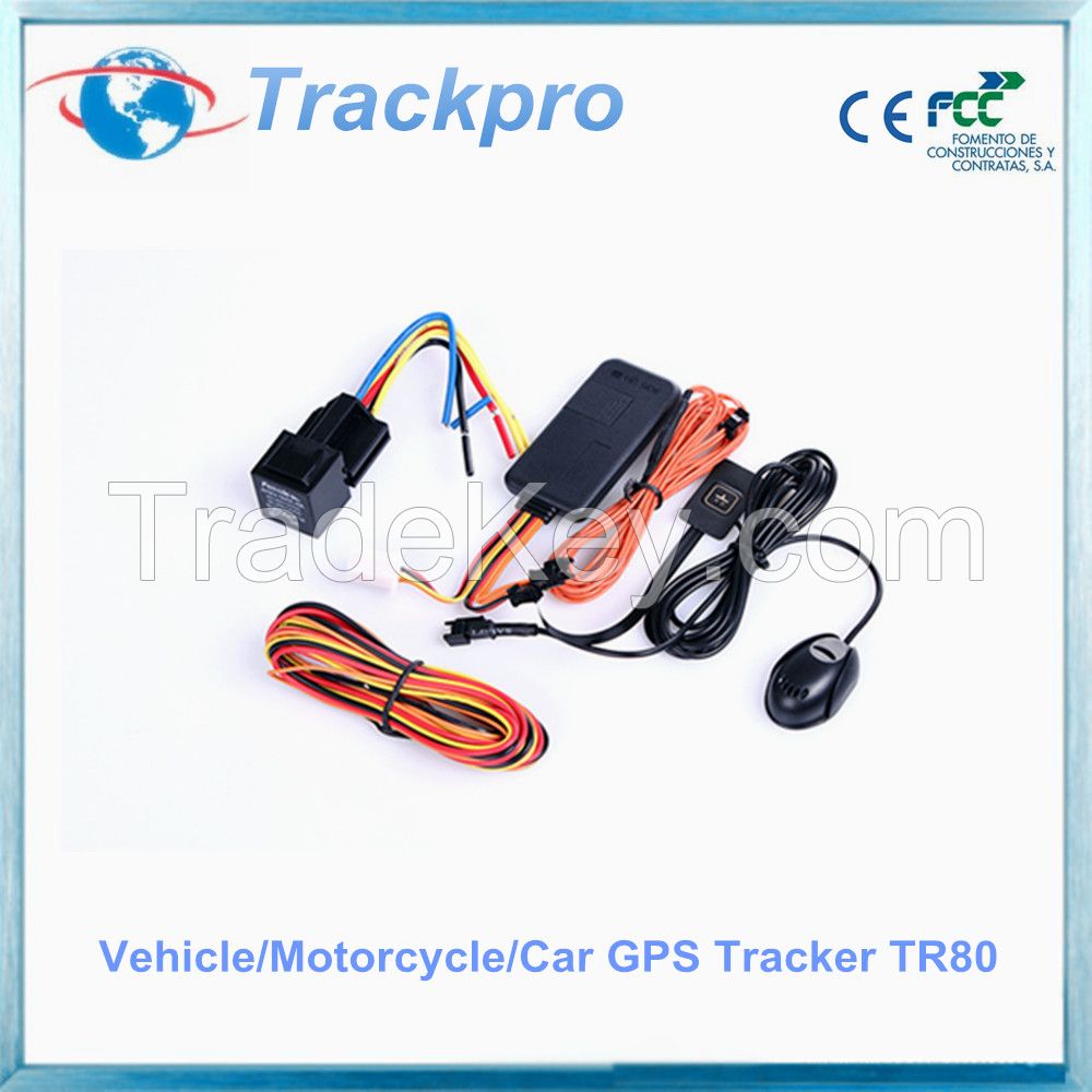 voice monitoring  vehicle gps tracker(tr80) with free tracking platform and apps