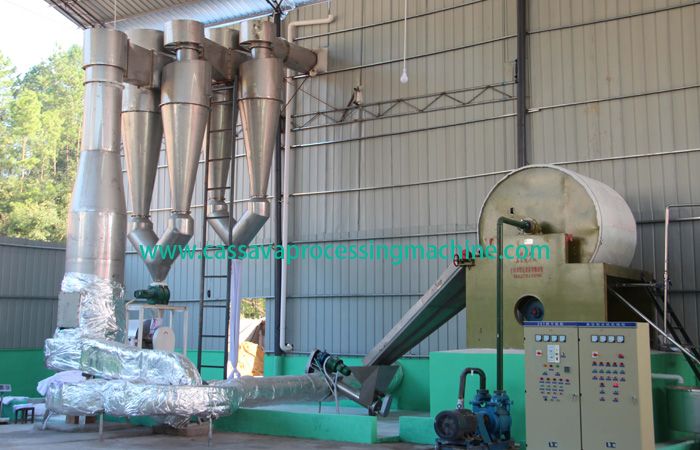Complete cassava starch processing plant