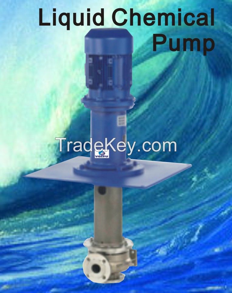 Submerged chemical pump