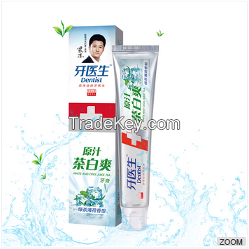 168g Whitening and Green tea mint toothpaste