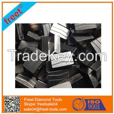 Diamond segment cutting segment for granite, marble, sandstone cutting