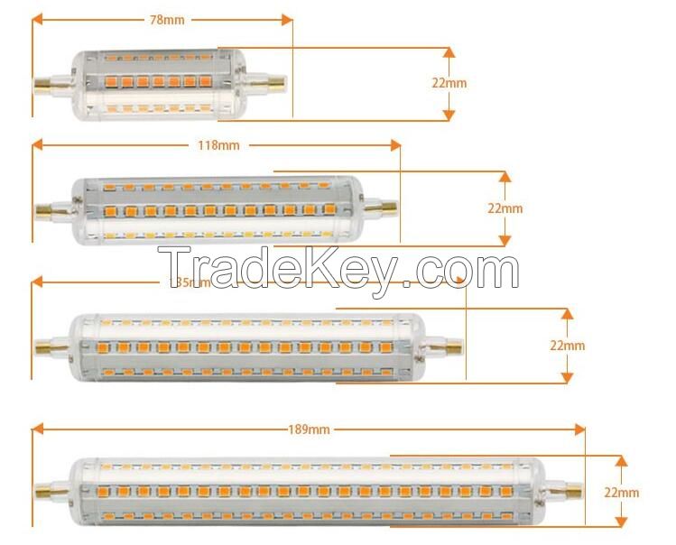 118mm LED R7S Bulb 8W to replace 80W