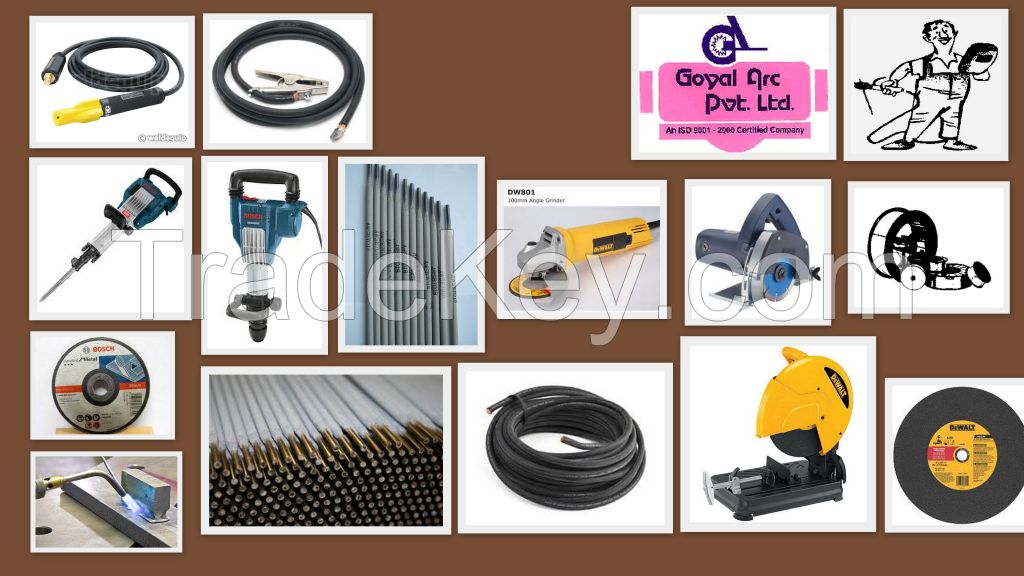 Welding Electrodes, Machines, Spares, Abrasives