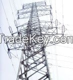 Steel Electric Power Transmission Tower