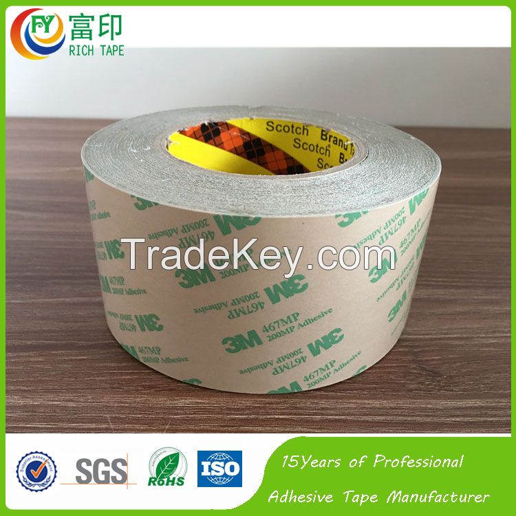 Heat Resistant Double Sided Transfer Tape Industrial 3M 467MP Tape