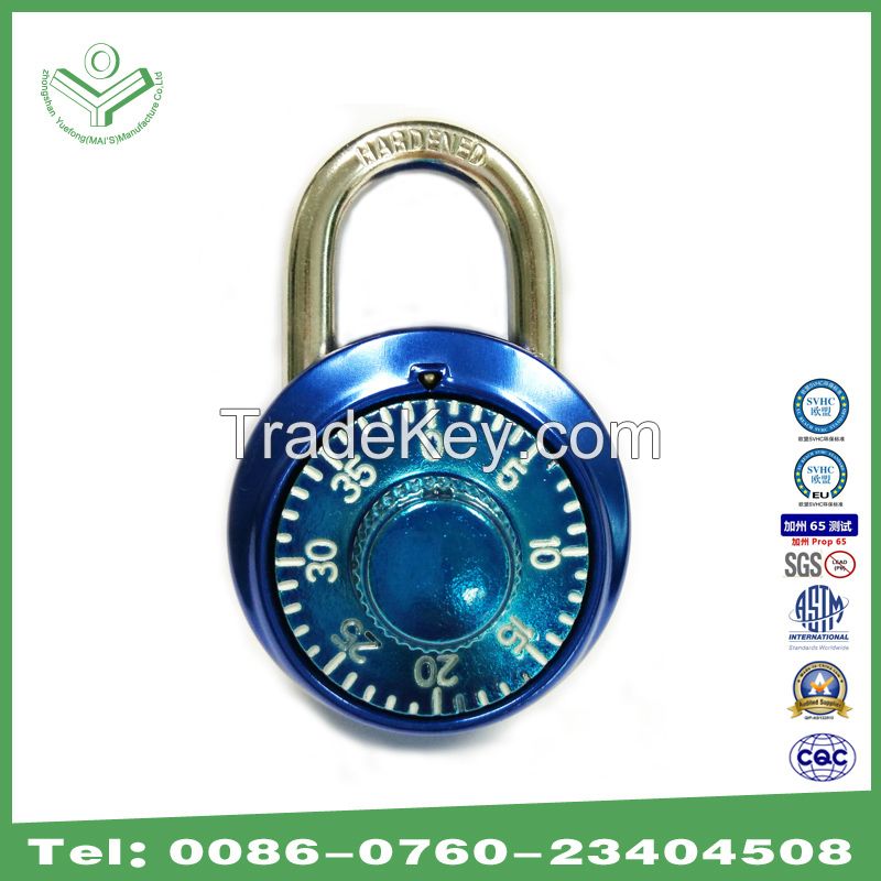 48mm Aluminum Anodizing Word- Open Combination Lock (1601)