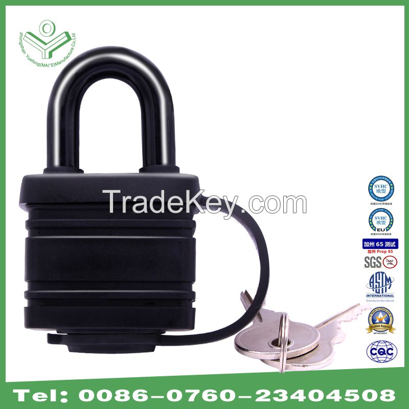 30mm Waterproof Zinc Alloy Laminated Padlock with Thermoplastic Cover (730WP)