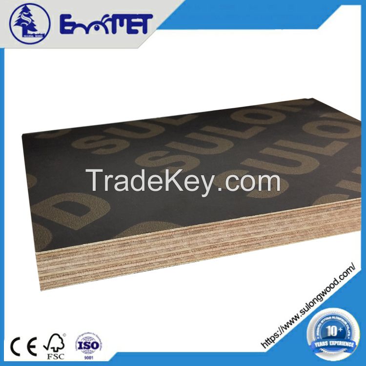 18mm Black/ Brown Finger-jointed Film Faced Shuttering Plywood 