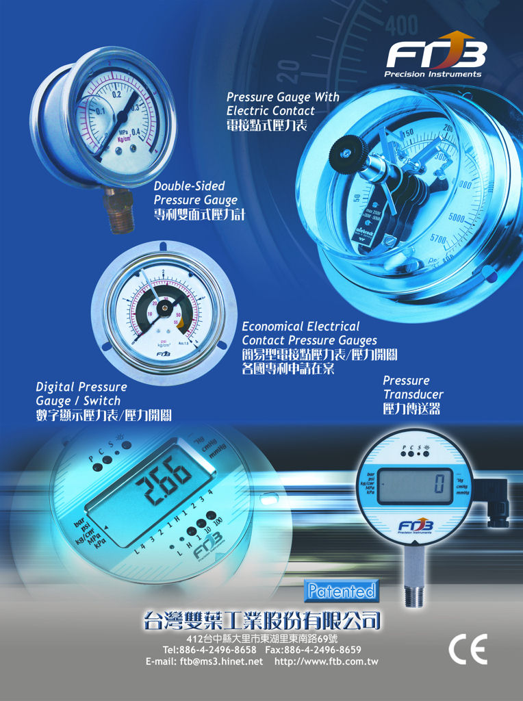 Pressure Gauge with Electrical Contact, Digital Pressure Gauges Switch
