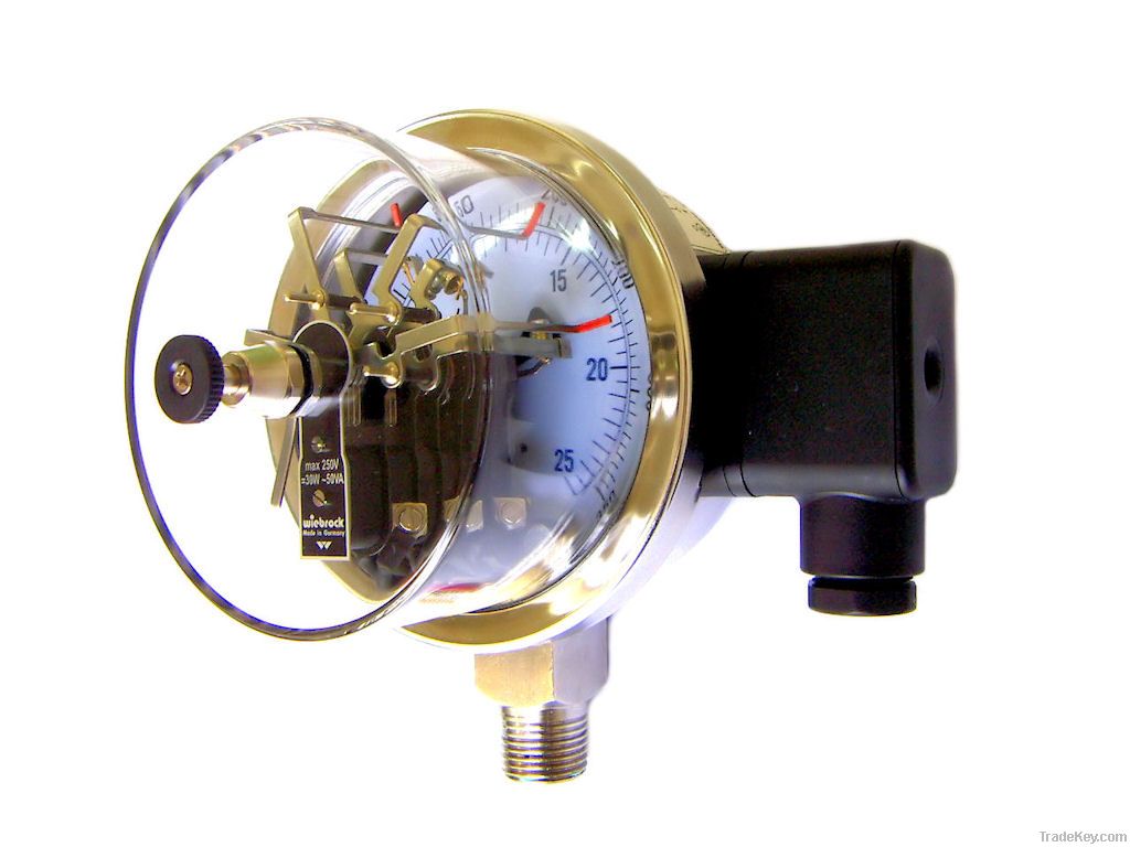 Electric Contact Pressure Gauges, Electrical Contact Pressure Gauges