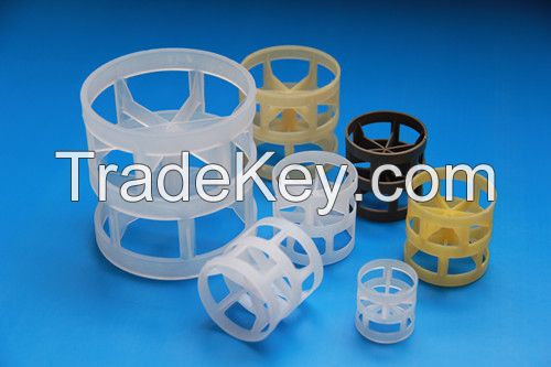 Plastic pall ring