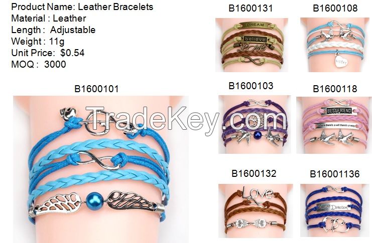 Leather bracelets (B1600100)