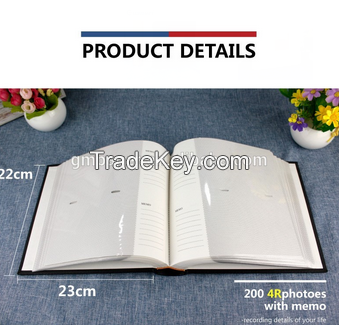 Window photo album Pearl PU Slip In Photo Album With 4R 2up 50 Sheets
