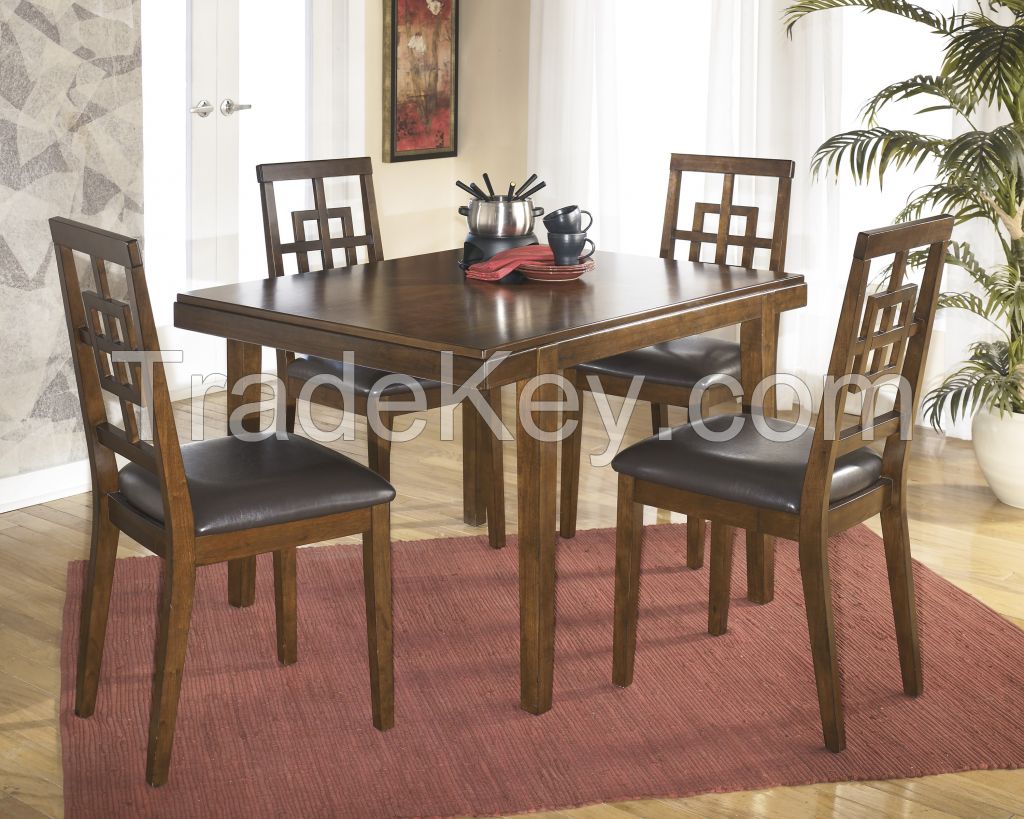 CIMERAN RECTANGULAR TABLE &amp; 4 SIDE CHAIRS