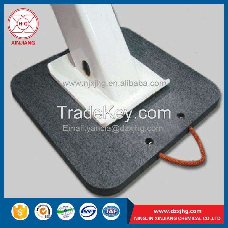 Customized impact resistance uhmwpe crane outrigger foot