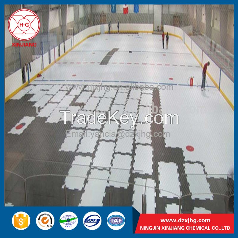 Easy install and easy cleaning uhmwpe sheet for skating rink