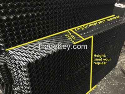 Hot sell pvc fills sheet for counter flow cooling tower fill