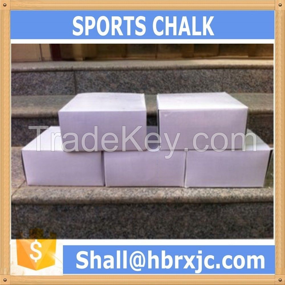 OEM colored gymnastics chalk block, crush chalk