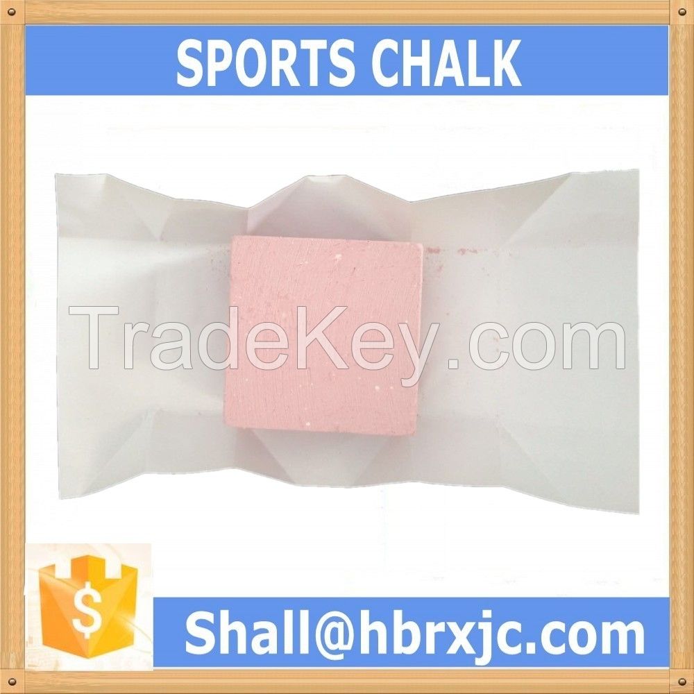 colorful gym chalk for climbing, weight lifting