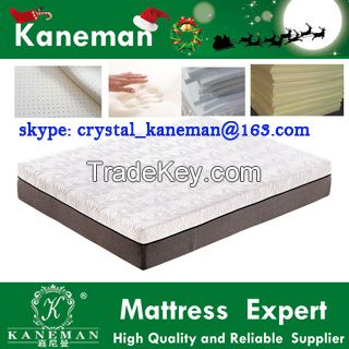 High quality vacuum packed gel memory foam mattress in a box