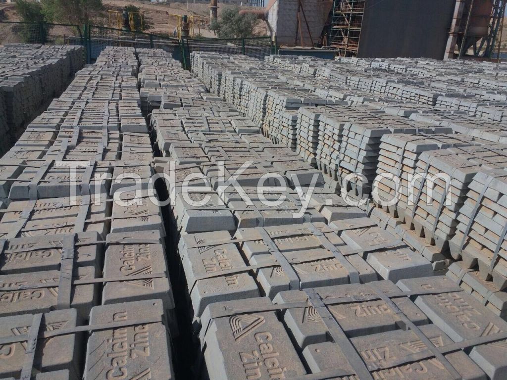 Zinc Ingot 99.95% and 99.99% purity