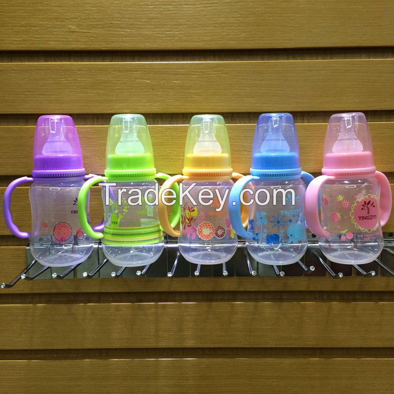 150ML Standard Neck BPA Free PP Small Milk Feeding Bottles With Handle