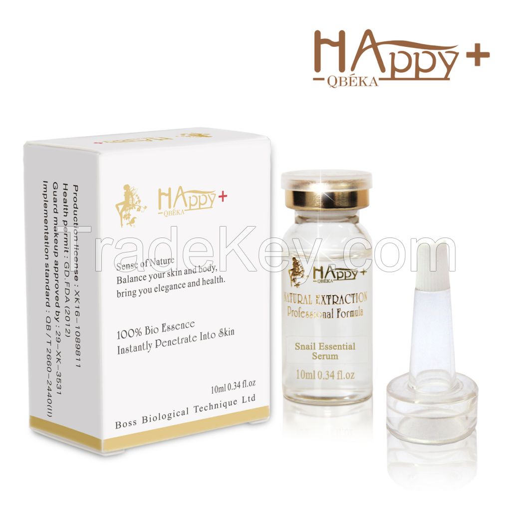 HAPPY+ snail serum skin whitening serum moisturize skin serum skin repairing serum