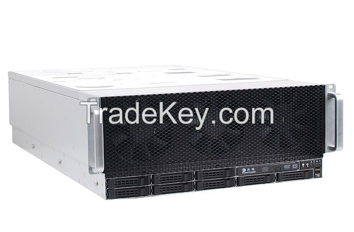 4u Rackmount Server Workstation/ PR4880G/ 10 Bays Support 4* Nvme SSD / 12tb DDR4/ Xeon E7 V4 CPU /Intel C602j Chipset/-Powerleader Hpc Network Server!