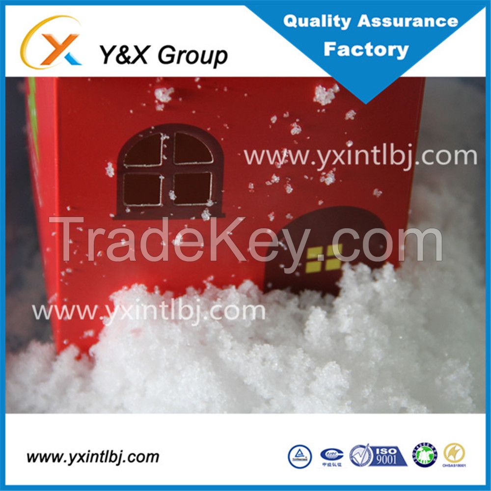 Christmas decorations artificial snow