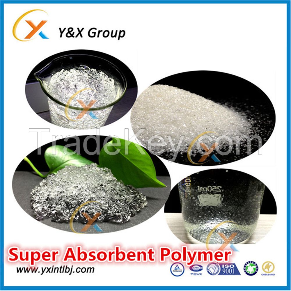 China supplies agriculture SAP reservoir super absorbent polymer