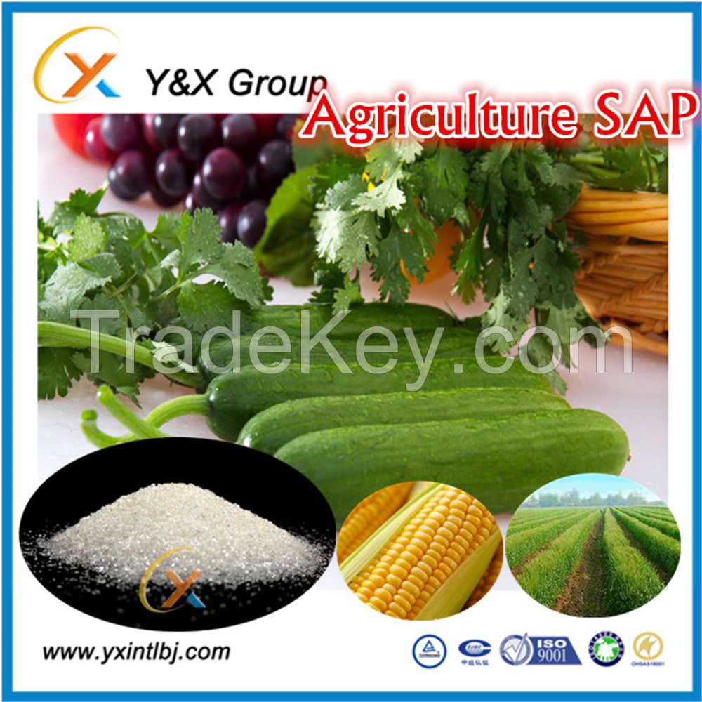 agriculture soil improvement and water saving super absorbent polymer
