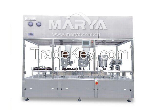 Screw powder filling and capping production line