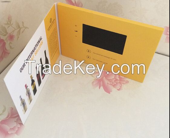 4.3 inch video greeting card, video business card