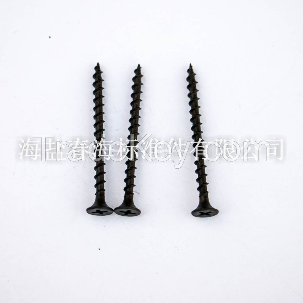 Drywall Screw Bugle Head Black/Gray Phosphtated Coarse Thread