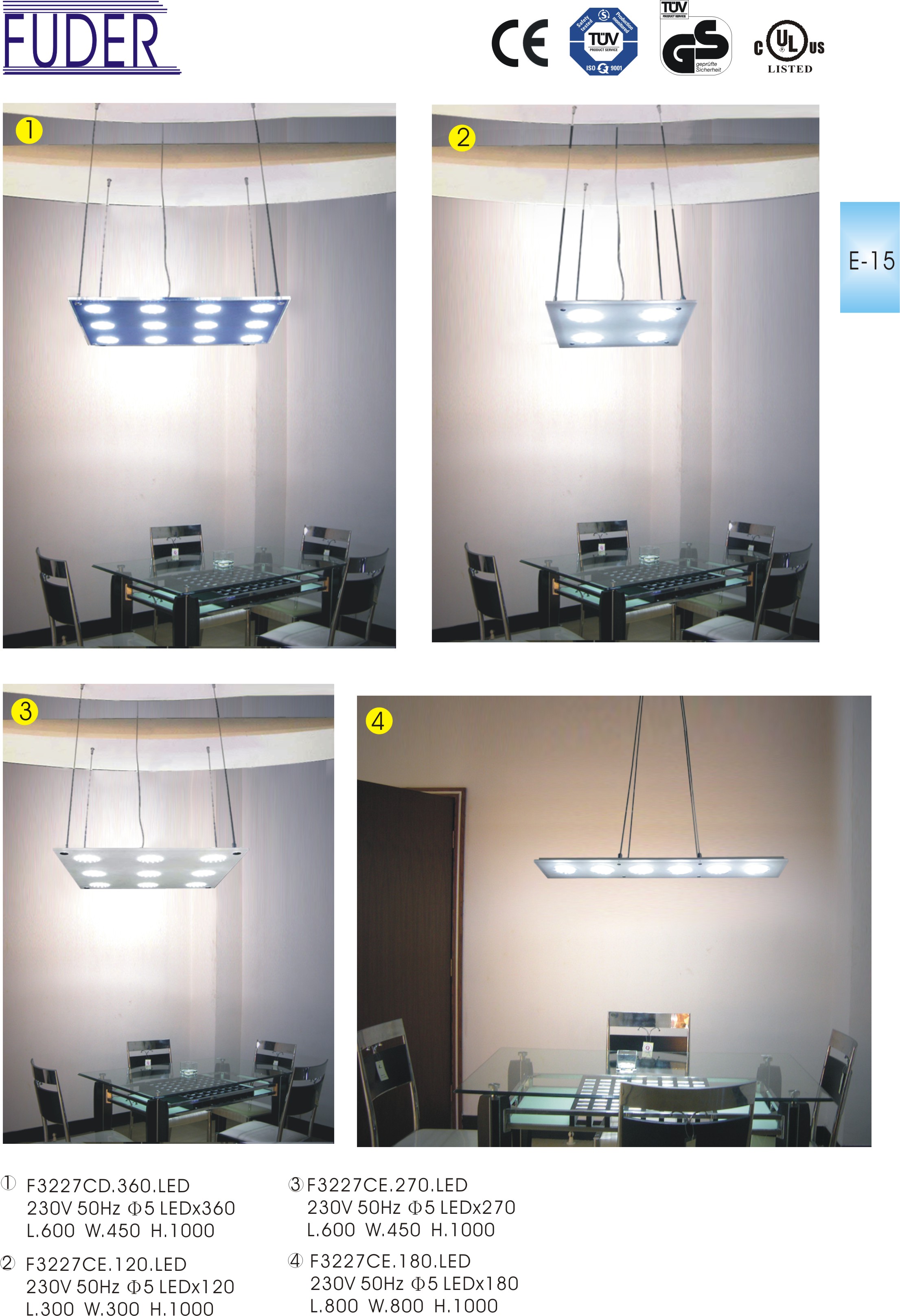 LED ceiling lights