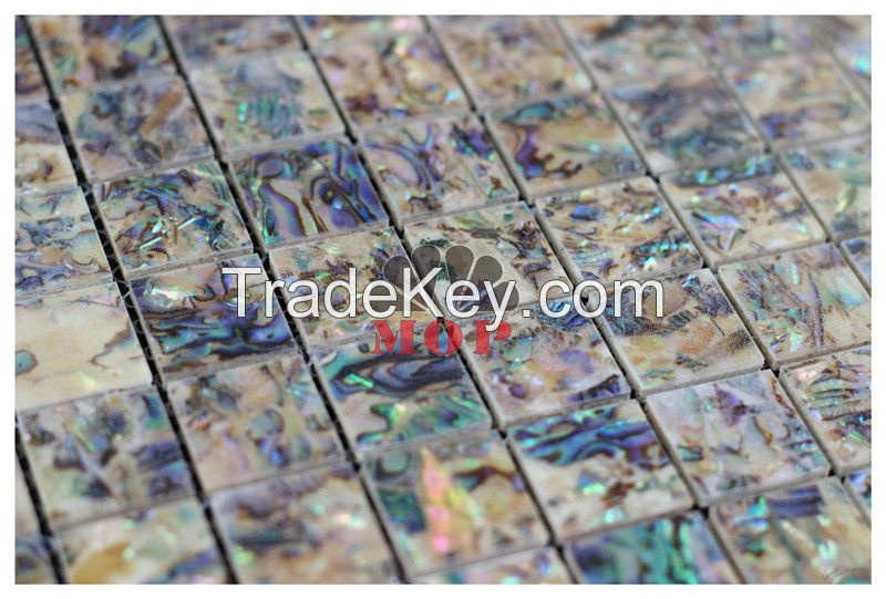 interior wall slab abalone shell mosaic tile