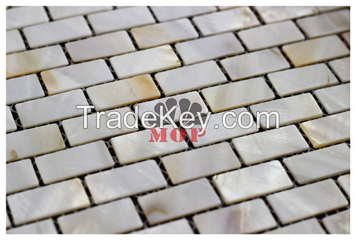 brick shell mosaic tile background wall