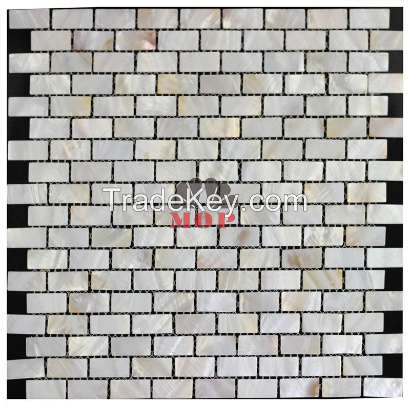 brick shell mosaic tile background wall
