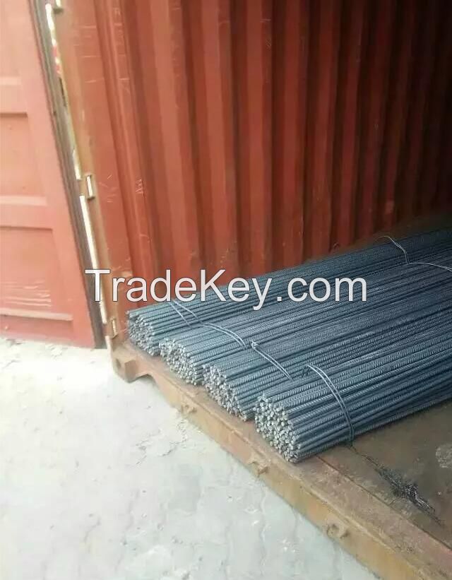 hot rolled deformed steel rebar in coil by Container