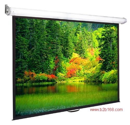 Manual projection screen