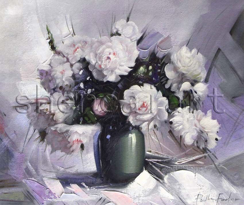 handmade Floral oil painting