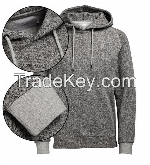 Plain color 100% cotton man sweatshirt hoodie