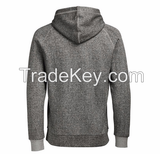 Plain color 100% cotton man sweatshirt hoodie