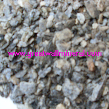 raw crude silver vermiculite