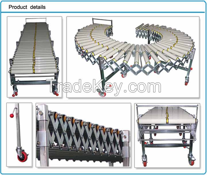 Flexible Plastic Roller Conveyor