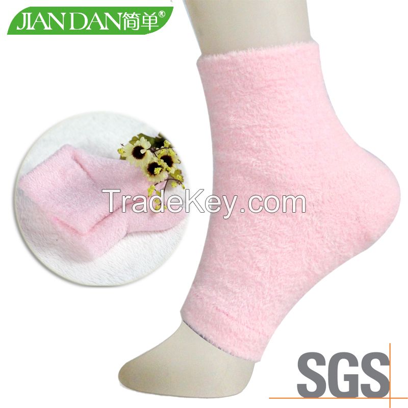 Spa foot Sleeve footcare foot socks gel moisture spa heel socks